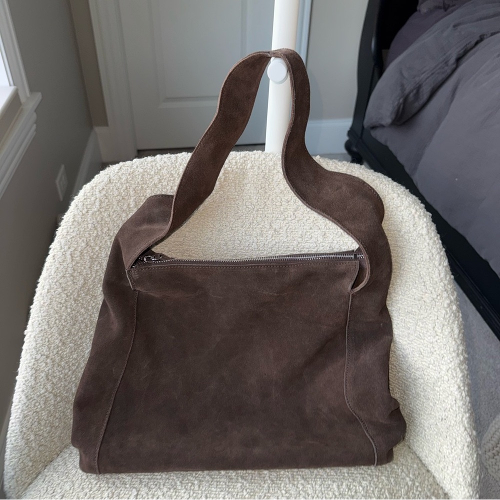Mango 100% Suede Shopper Bag - Picture 4 of 8